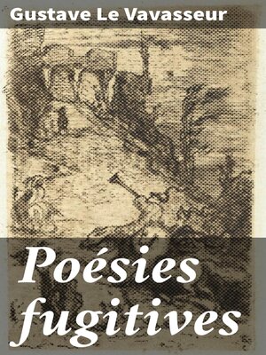 cover image of Poésies fugitives